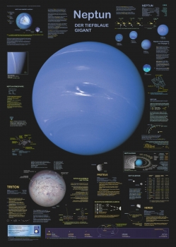 Poster "Neptun - der tiefblaue Gigant"