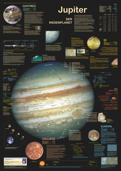 Poster "Planet Jupiter - der Riesenplanet"