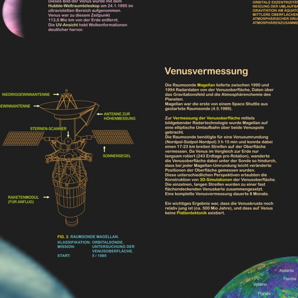 Poster "Venus - der heiße Planet"