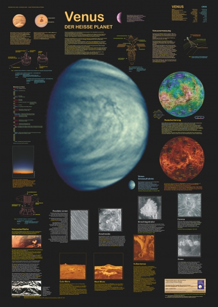 Poster "Venus - der heiße Planet"